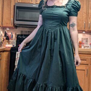 Emerald Green Gothic Dress